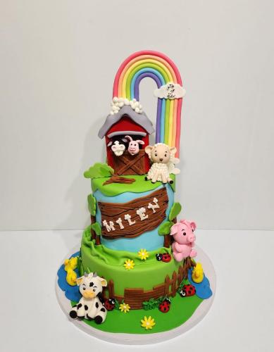 Farm themed cake
