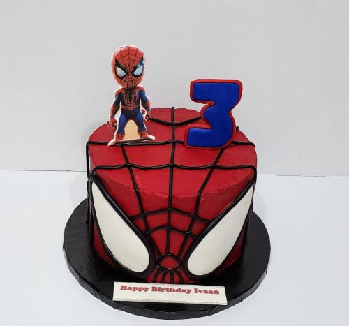 Spiderman themed cake