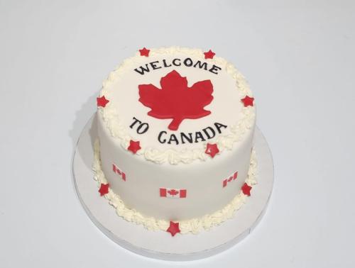 Welcome to Canada cake