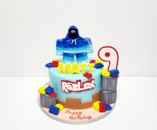Roblox themed cake