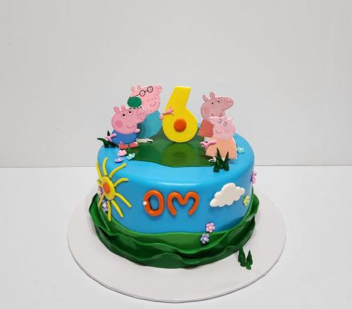 Peppa pig cake