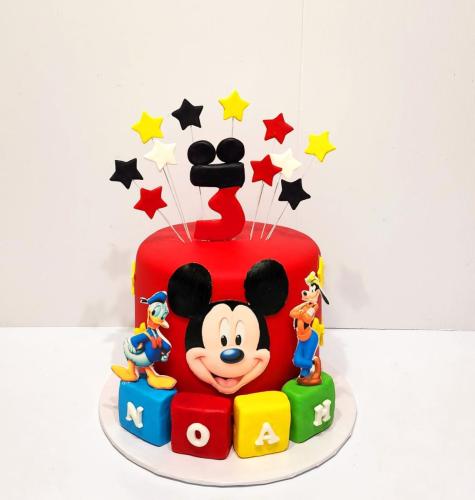 Mickey mouse themed cake