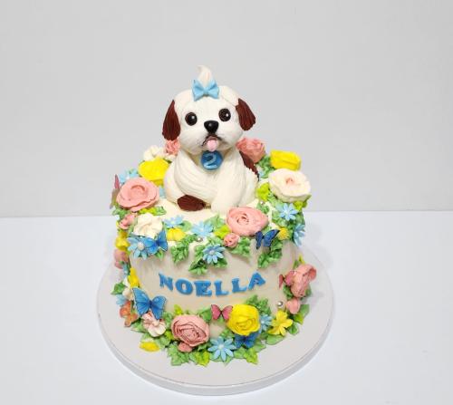 3D Puppy cake