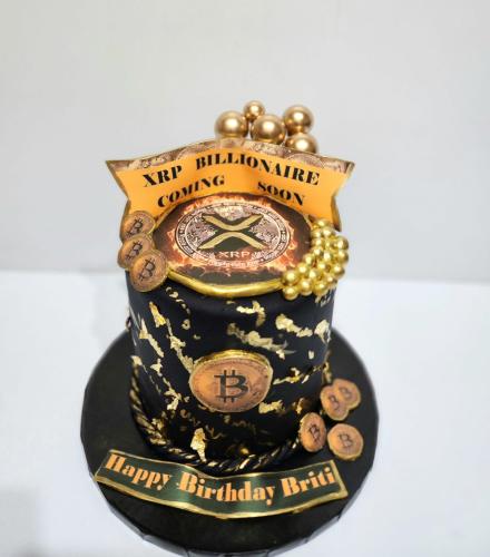 Bitcoin cake