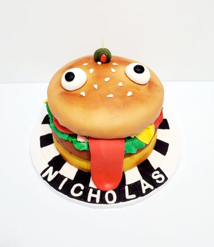 Burger cake