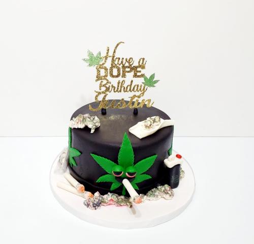 Cannabis cake