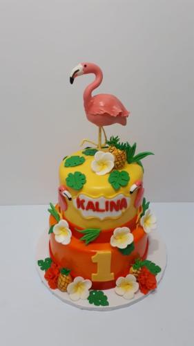 Flamingo cake