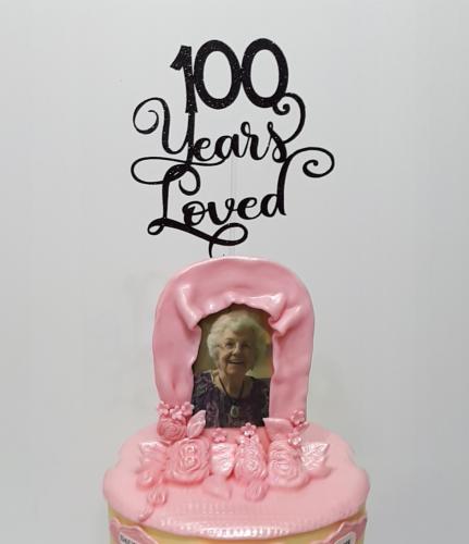 100 years old cake