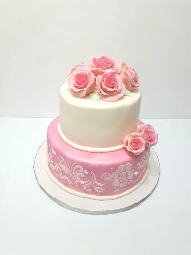 Sugar Flowers cake